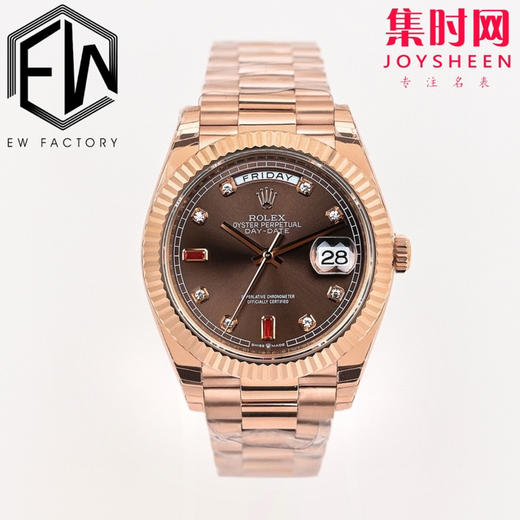 EW劳力士星期日历型系列 全金日志40mm
款式：男士腕表 商品图0