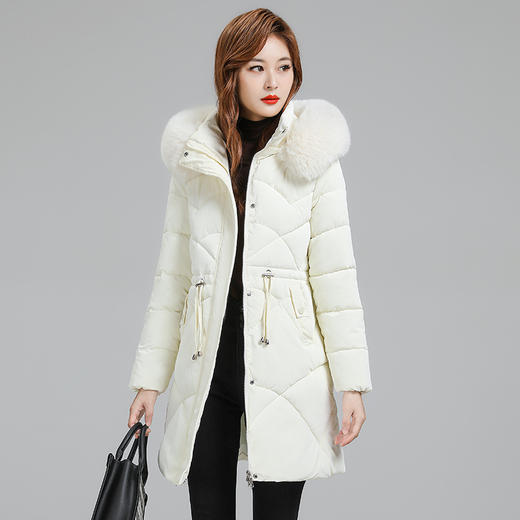 冬季棉衣面包服【大码女装棉服中长款】胖mm 时尚大气 棉袄外套 商品图5