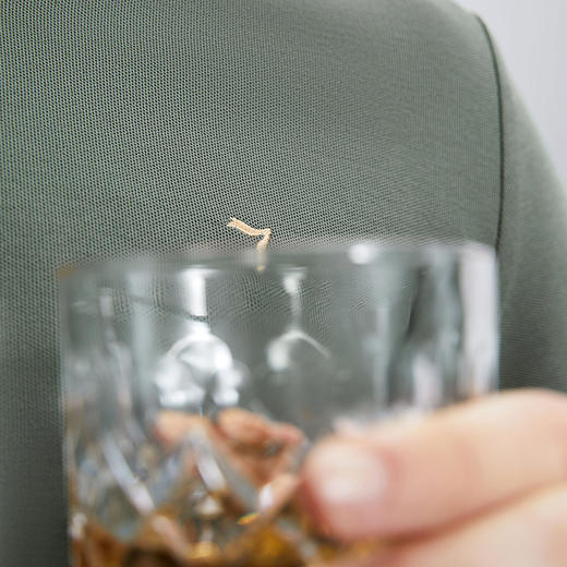 【不变形领】柒牌男装长袖polo衫男2024春季新款商务休闲翻领体恤	126T73010 商品图2