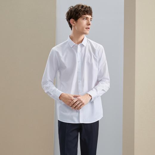 【三防易打理】柒牌男装长袖衬衫男秋季新款时尚休闲翻领衬衣	125A70560 商品图1