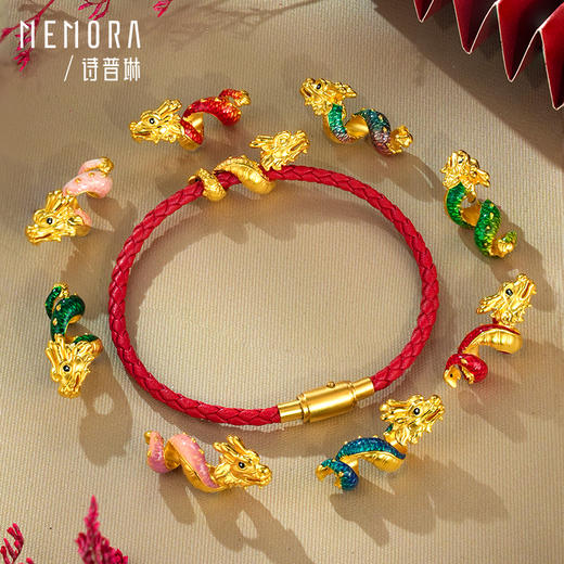 卷卷龙小版 御龙乘风 足金龙转运珠国潮中国风黄金生肖龙宝宝礼物MEMORA诗普琳HP562309、HP562310 商品图4
