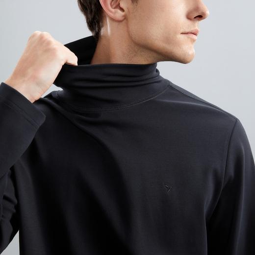 【莫代尔】柒牌男装长袖T恤男秋冬新款抗菌保暖高领打底上衣	125T70440 商品图2