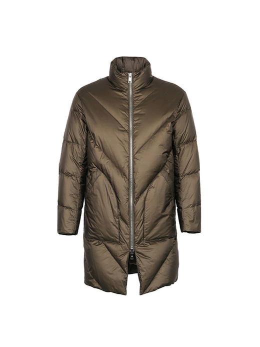 callisto深绿全锦纶羽绒服 FQFED031T 商品图0
