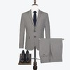 【含莱赛尔桑蚕丝】柒牌男士西服套装商务正装新郎结婚礼服两件套	124C70030 商品缩略图4