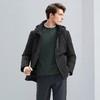 【可拆卸帽】柒牌男士羽绒服冬季新款时尚休闲白鸭绒保暖外套	125E70110 商品缩略图1