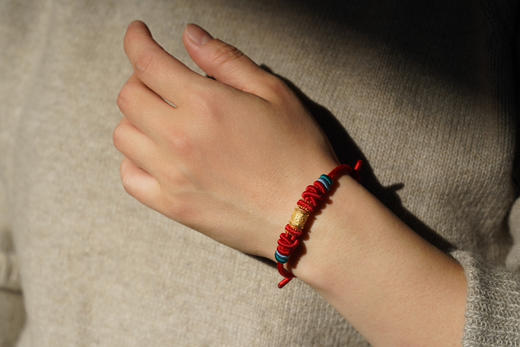 新年红｜18k六字箴言 商品图2