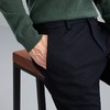 柒牌休闲长裤秋冬厚款商务通勤上班舒适弹力针织磨毛直筒男裤	125H70050 商品缩略图2