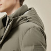 【鹅绒】柒牌连帽中长款羽绒服男冬季新款时尚休闲保暖厚外套	125E70740 商品缩略图2