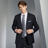 【含羊毛】柒牌男装西服2024春夏新款时尚休闲人字纹提花单西外套	126C70240 商品缩略图1