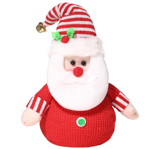 「苹果包装袋」圣诞节毛毡手提袋 平安夜糖果零食礼物袋子可爱小号卡通收纳整理 商品图4