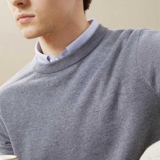 【可机洗针织衫】柒牌男装毛衣男秋冬新款时尚休闲抗静电保暖毛衫	125Y70060 商品图2