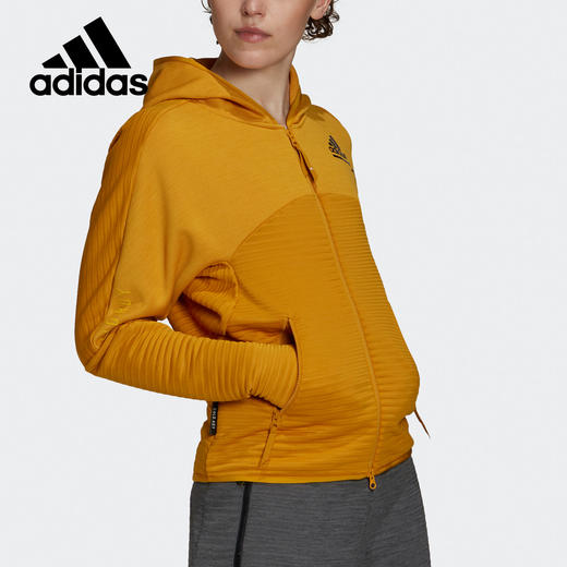 【库存有限，无货将作退款，建议勿拍】Adidas/阿迪达斯女子舒适连帽休闲运动夹克外套 FT6774 商品图3