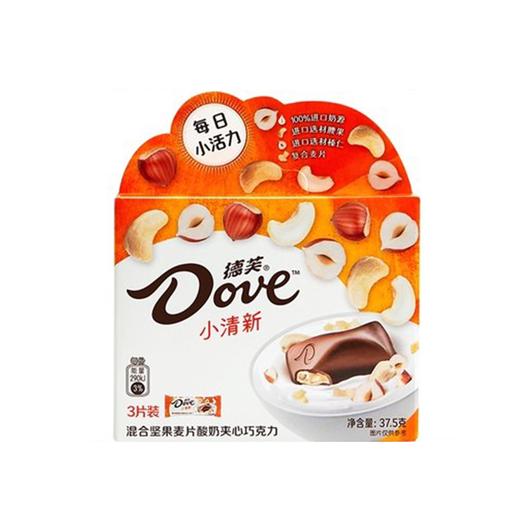 德芙混合坚果麦片酸奶夹心巧克力37.5g 商品图0