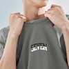 柒牌纯棉t恤男夏季新款时尚字母绣花男士宽松圆领套头上衣薄	124T71340 商品缩略图3