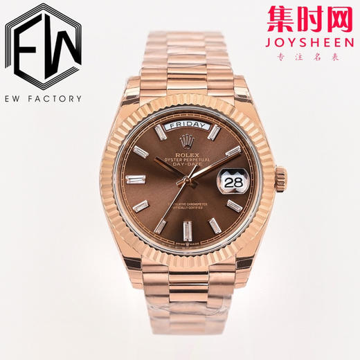 EW劳力士星期日历型系列 全金日志40mm
款式：男士腕表 商品图0