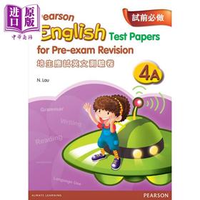 【中商原版】培生应试英文测试卷 四年级上册 香港小学补充练习（英文科）PEARSON ENG TEST PAPERS FOR PRE-EXAM REV 4A 原版