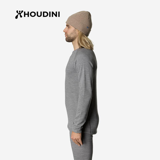HOUDINI胡丁尼 Desoli Thermal Crew 迪索丽 男款户外保暖长袖T恤840034 商品图1