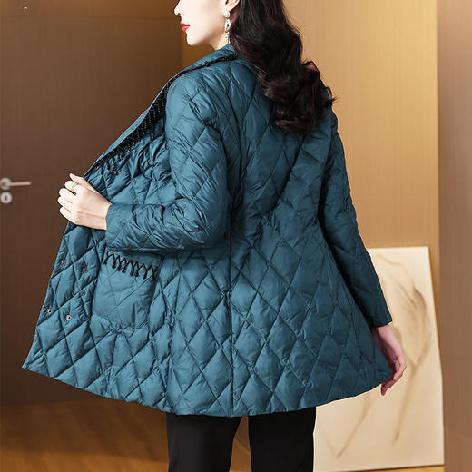 秋冬新款衬衫轻薄中长款棉服女冬装女保暖小款冬季外套KQL-422H2269 商品图4
