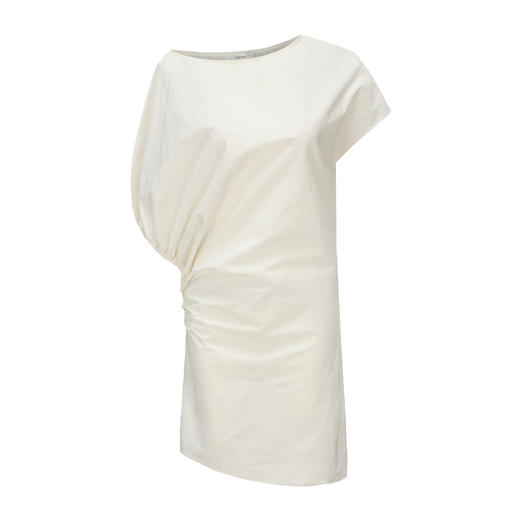 Ruohan  原色/白色不规则抽褶上衣 商品图5