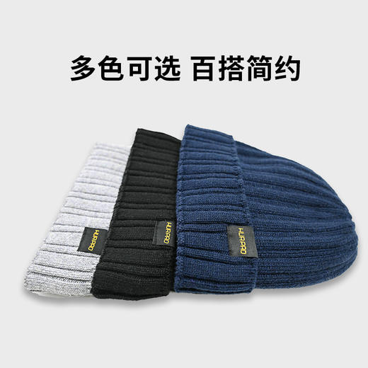 【顺丰发货】HUAPAO画跑冬季户外保暖加绒休闲百搭毛线帽 商品图1
