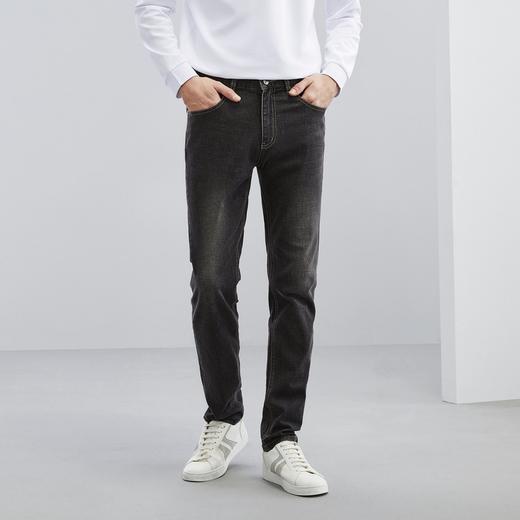 【冰氧吧】柒牌水洗牛仔裤男春夏新款男士时尚休闲直筒长裤子	124H70570 商品图1