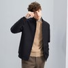 【含羊毛】柒牌男士夹克秋冬厚款商务休闲立领保暖毛呢外套茄克衫	125D70190 商品缩略图1