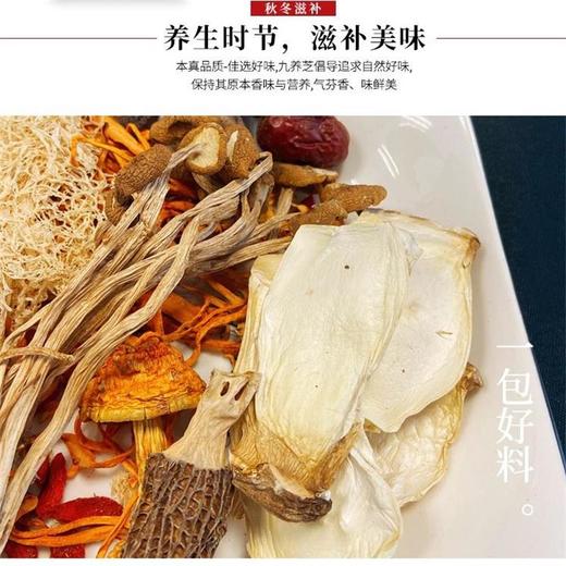 【菌汤包】福建古田深山野生菌 九种食材 煲汤食补养生菌汤包 50g*4包 商品图5