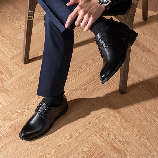 信诺特大码男鞋春秋真皮舒适休闲47爸爸鞋商务37中年皮鞋特小码35N0D253 商品图5