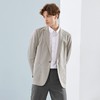 【特价】【含桑蚕丝】柒牌男士休闲西装时尚潮流韩版帅气修身单西针织外套	124C70230 商品缩略图1