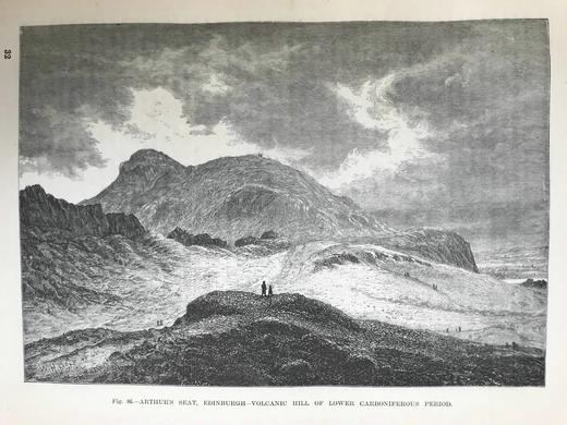 1888年 我们的地球与它的故事（卷2） 百余幅插图（含多幅套色版画） 漆布精装16开 商品图9