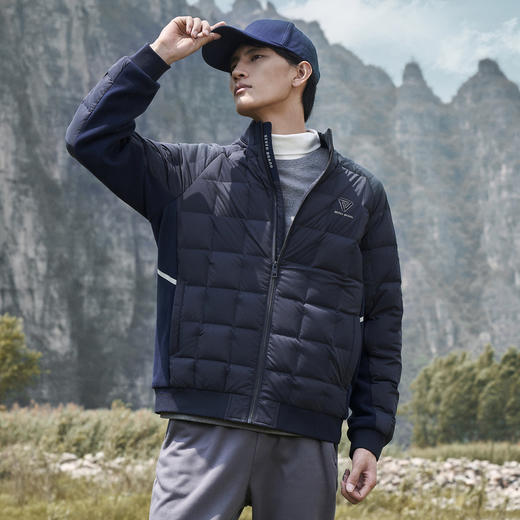 【户外系列】柒牌立领羽绒服男士冬季新款中青年加厚保暖外套	125E70620 商品图1