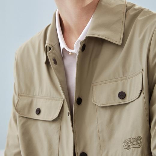 【特价】柒牌男士工装夹克春秋季时尚潮流青年休闲百搭翻领茄克衫外套	124K70120 商品图3