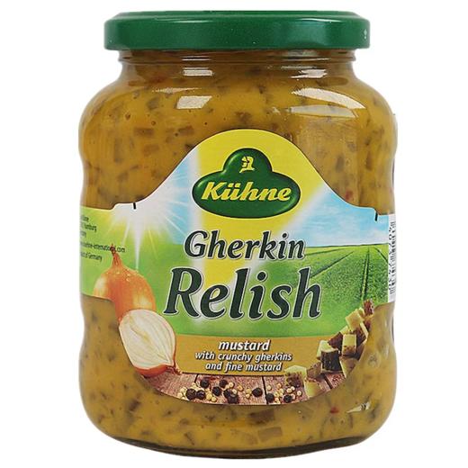 【中欧班列精选2瓶】德国冠利酸甜/芥末青瓜汉堡酱 原装进口0脂肪三明治酸黄瓜青瓜酱料 350g/罐 商品图11