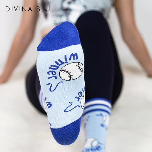 DIVINA BLU 中筒艺术袜 商品图1