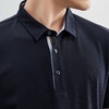 【3A抗菌/2A防螨】柒牌polo衫男短袖夏季新款时尚休闲多色翻领T恤	124T70060 商品缩略图2