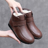 ALBB-棉鞋冬季新款保暖棉靴牛皮软底老年女靴羊毛平底短靴 商品缩略图1