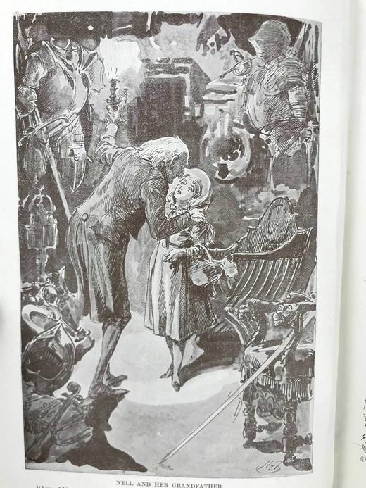 1910年 狄更斯《老古玩店》 32幅插图 漆布精装32开 商品图2