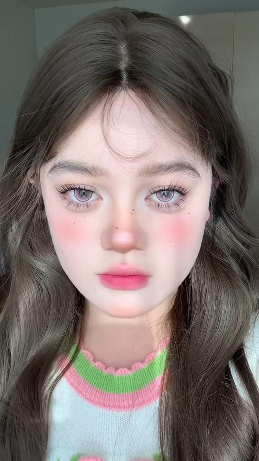 Mimipark旗下 · 黑粉桃夭&翡海幻境｜ 14.5mm白狮参考着色待测径｜半年抛  2片 商品图3