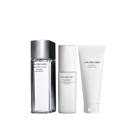 资生堂男士护肤三件 独立包装组合/不是套盒 爽肤水洁面保湿乳液洗面奶清爽补水控油 商品图5