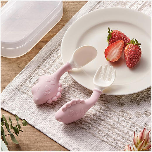 BC恐龙弯弯叉勺 （带收纳盒） 商品图1