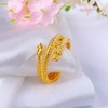 足金999 (足金999字印)5G黄金开口龙年生肖三圈盘龙女戒(5GJZ00679)（预售产品下单后不退款不退货不换货不补差价） 商品缩略图2