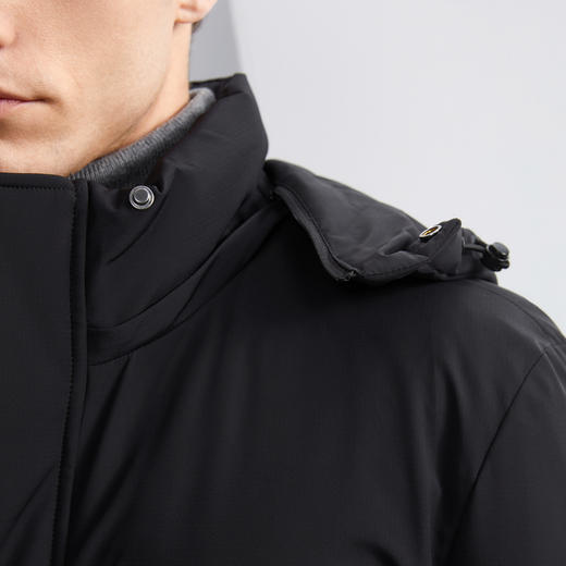 【90白鸭绒】柒牌羽绒服男士冬季厚款时尚休闲可拆卸连帽羽绒外套	127E70020 商品图2