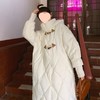 大码300斤棉服【设计感小众中长款外套】冬季 胖mm 宽松显瘦 连帽棉衣ins 商品缩略图0