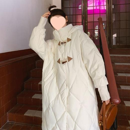 大码300斤棉服【设计感小众中长款外套】冬季 胖mm 宽松显瘦 连帽棉衣ins 商品图0