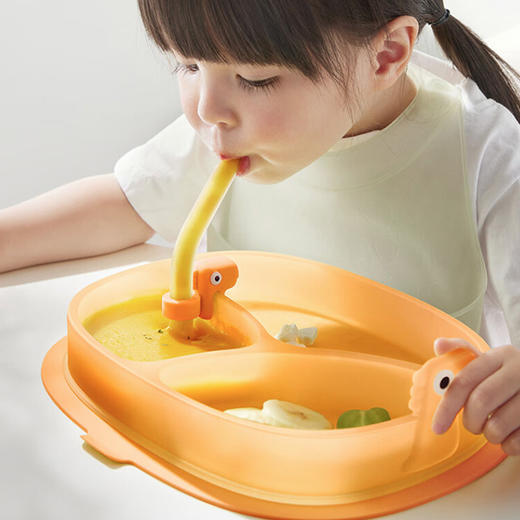 小恐龙果冻趣味餐具套装 叉勺套装  餐盘  碗 商品图0