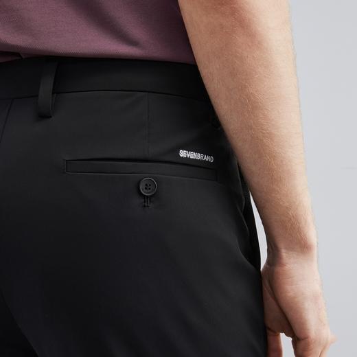 【高弹】柒牌男装休闲裤春夏新款时尚百搭男士针织直筒长裤子	124H70030 商品图2