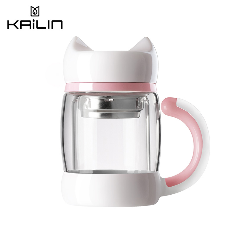 凯霖 猫咪杯食品级材质高颜值保温杯