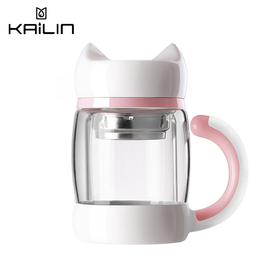 凯霖 猫咪杯食品级材质高颜值保温杯