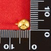 【限时克减150元】足金999.9 空心黄金光珠圆珠泡钉（约6mm）耳钉(ES00001-05)（预售产品下单后不退款不退货不换货不补差价 商品缩略图2