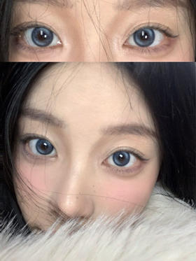 [韩国美瞳]papadox月抛 泰系亚裔混血瞳（一盒两片同度数）